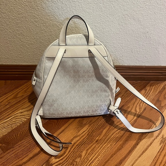 Michael Kors White and Blue Mini Backpack with multiple pockets - Picture 2 of 3